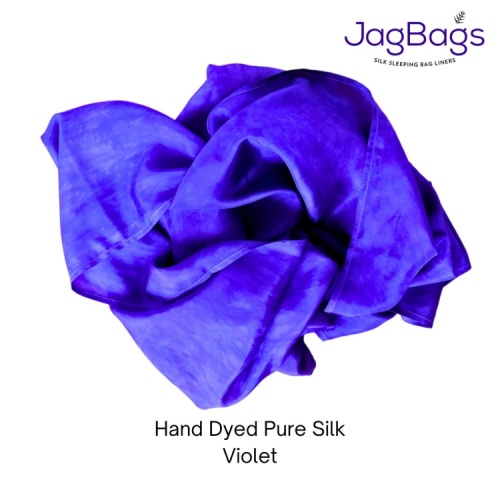 JagBag Long Silk Scarf - Violet